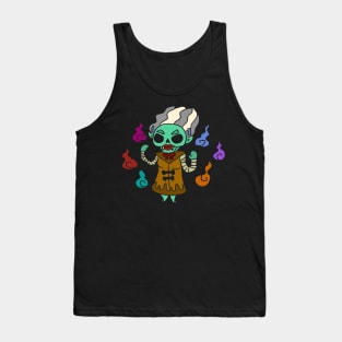 Helloween tshirt with nice Horro motive for creepy people Tank Top